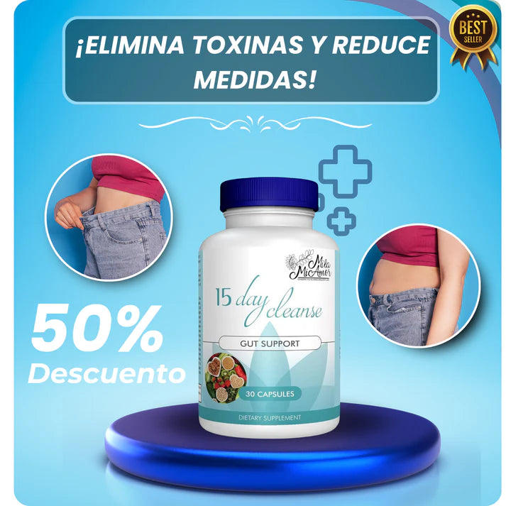 PROMO 2x1 EN 15 DAYS CLEANSE - ELIMINA TOXINAS REDUCTOR
