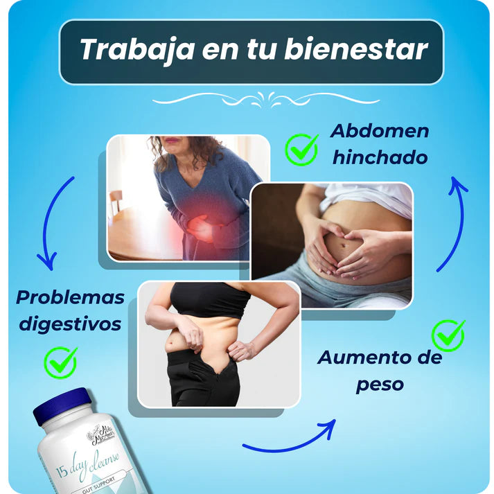 PROMO 2x1 EN 15 DAYS CLEANSE - ELIMINA TOXINAS REDUCTOR