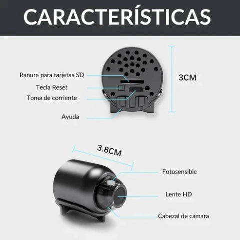 (COMPRA 1 Y LLEVA 2) Mini Cámara Espía PREMIUM
